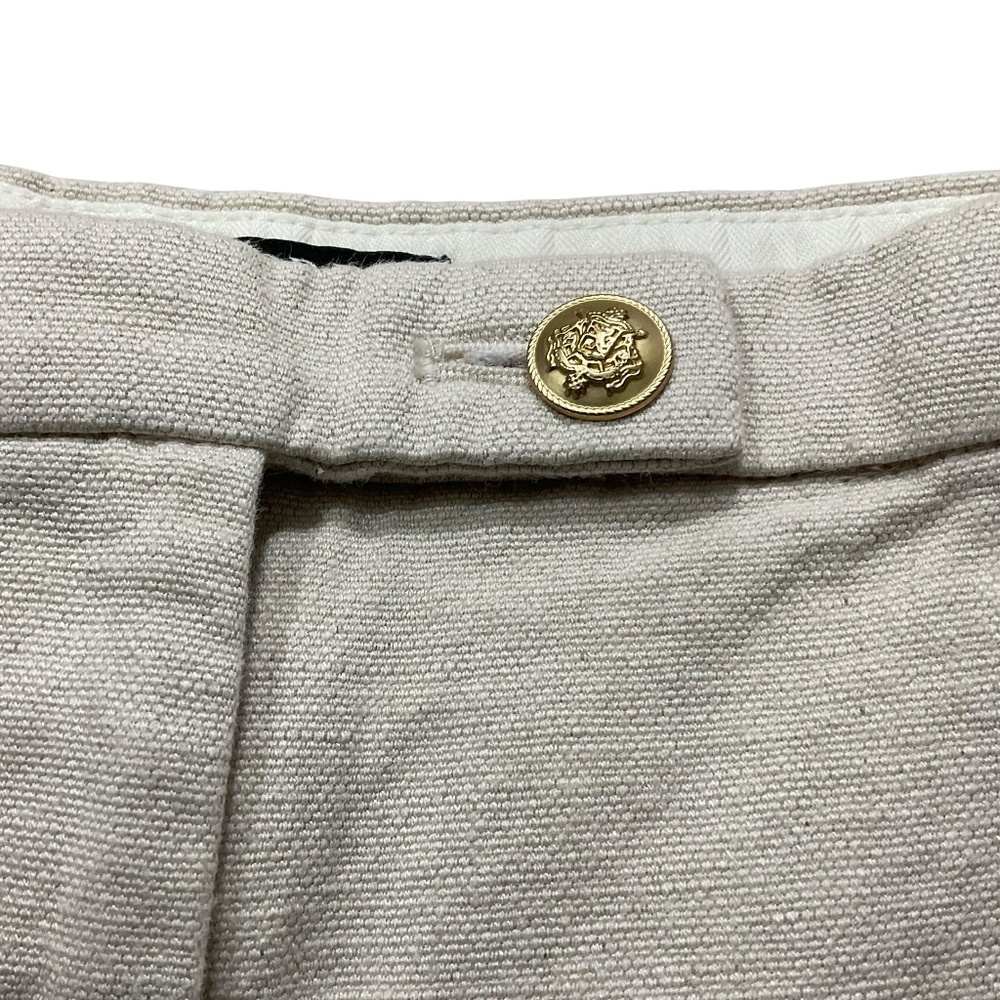J Crew 3” Suit Shorts Textured Linen Blend Womens Size 10 - Picture 4 of 7